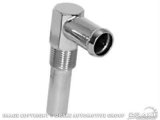 Scott Drake Heater Hose Elbow Fittings C6AZ-18599-S Fitting, Elbow, 90 degree, Steel, Zinc Finish, 3/8 in. NPT Male Threads, 5/8 in. Nipple, Each thumbnail 2