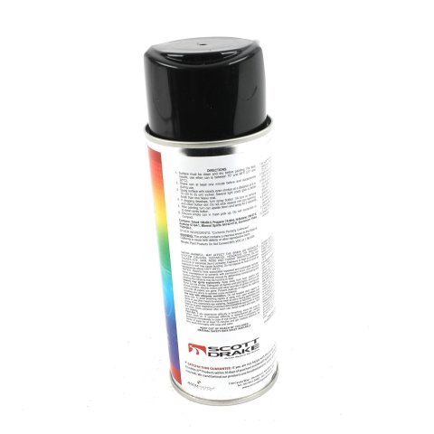 Scott Drake AccuMatch Interior Paint 12 oz. Gloss Black L-4464 Paint, Accumatch, Interior, Lacquer, Charcoal, Finish, oz., Aerosol, Each thumbnail 2