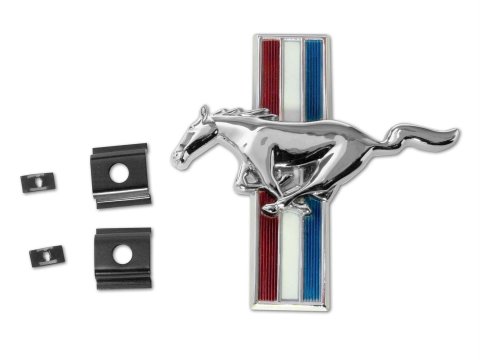 Scott Drake Emblems S2MS-8202-K 1966 Shelby Grille Emblem and Retainers