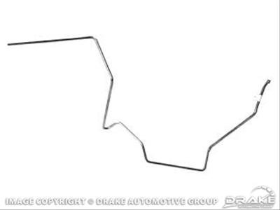 Scott Drake Tank to Pump Fuel Lines MLG003 Line, To Type, Steel, Natural, Ford, Mustang, Each