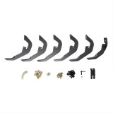 Westin Pro Traxx 4 Oval Nerf Step Bars 21-63710 Bars, Bars, Traxx, Oval, Stainless Steel, Polished, 6 in. Diameter, Chevy, GMC, Pair thumbnail 3