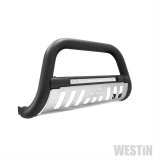 Westin Ultimate LED Bull Bars 32-2405L Grille Guard, Bar, One-piece, Steel, Black Powdercoated, Ford, Lincoln, Each thumbnail 5