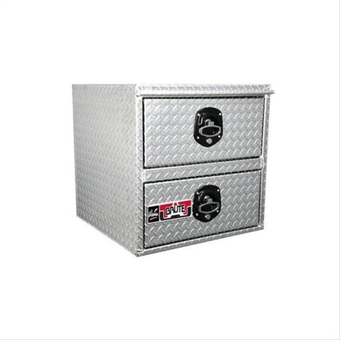 Westin Automotive Truck Toolboxes and Utility Boxes 80-HDD36 BRTBX HD Under Body 24in x 36in w/Top & Bottom Drawers, Aluminum