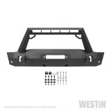 Westin WJ2 Stubby Front Bumpers for 2007-2017 WRANGLER, 2018 WRANGLER JK - 59-80025 Bumper, Stubby, Fabricated, Steel, Black Textured Powdercoated, Winch Mount, Front, Jeep, Each thumbnail 6