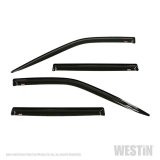 Westin Tape-On Slim Wind Deflectors 72-37448 Side Window Visors, Windguards, Smoke, Acrylic, Front and Rear, Ford, Set of 4 thumbnail 3