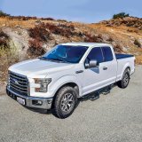 Westin Outlaw Step Bars for 2017-2025 F-350 SUPER DUTY, F-250 2015-2025 F-150 - 20-13935 Drop Nerf Bars, Ford, SuperCab 2015-2023; F-250/350 SuperCab 2017-2022, Text Black thumbnail 2