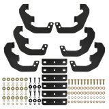Westin Outlaw Step Bars for 2017-2025 F-350 SUPER DUTY, F-250 2015-2025 F-150 - 20-13935 Drop Nerf Bars, Ford, SuperCab 2015-2023; F-250/350 SuperCab 2017-2022, Text Black thumbnail 9