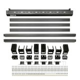 Westin Mesa Roof Racks for 2018-2025 WRANGLER - 15-00075 Rack, Mesa, Steel, Black Powdercoated, Bolt-on, No Drilling Required, 4 Door, Jeep, Kit thumbnail 4