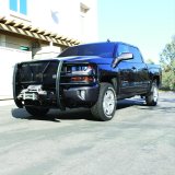 Westin HDX Heavy-Duty Winch Mount Grille Guards 57-93870 Guard, Heavy-Duty, Mount, Stainless Steel, Polished, Chevy, Each thumbnail 1