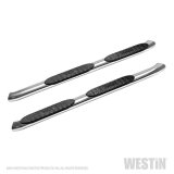 Westin Pro Traxx 5 Oval Nerf Step Bars for 2018-2025 WRANGLER - 21-54060 Bars, Bars, Traxx, in. Oval, Stainless Steel, Polished, Jeep, 4-Door, Pair thumbnail 1