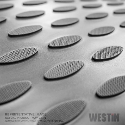 Westin Profile Floor Liners 74-15-51028 Mats, Liners, Front/Second/Third Seats, Rubberized Polymer, Black, Logo, for us on Honda®, Set thumbnail 4