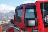 Westin Tape-On Slim Wind Deflectors 72-51496 Side Window Visors, Windguard, Front and Rear, Acrylic, Smoke, Jeep, Set of 4 thumbnail 3