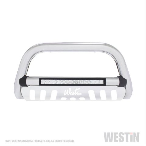 Westin Ultimate LED Bull Bars 32-2250L Grille Guard, Bar, One-piece, Stainless Steel, Chrome, Toyota, Each