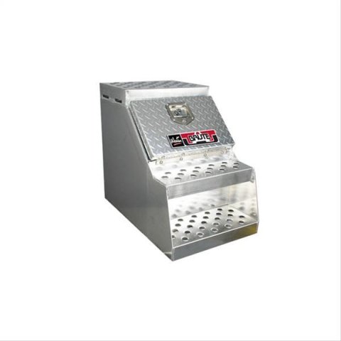 Westin Automotive Truck Toolboxes and Utility Boxes 80-HSB18 BRTBX HD Step Box 18in BRTBX HD Step Box 18in, Aluminum