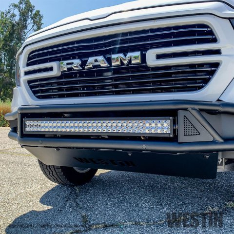 Westin Outlaw Bumpers for 2019-2023 1500 - 58-61075 Bumper, Outlaw, Tube, Steel, Black Textured Powdercoated, Ram, Each