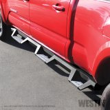 Westin HDX Drop Wheel-to-Wheel Nerf Step Bars for 2016-2023 TACOMA - 56-5341852 Nerf/Step Bar, Wheel-to-Wheel, Stainless Steel, Black Textured, 6 in. Diameter, Toyota, Pair thumbnail 1