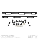 Westin HDX Drop Wheel-to-Wheel Nerf Step Bars for 2016-2023 TACOMA - 56-5341852 Nerf/Step Bar, Wheel-to-Wheel, Stainless Steel, Black Textured, 6 in. Diameter, Toyota, Pair thumbnail 3