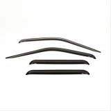 Westin Tape-On Slim Wind Deflectors 72-31484 Side Window Visors, Windguard, Front/Rear, Acrylic, Smoke, Chevy, GMC, Set of 4 thumbnail 2