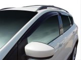 Westin Tape-On Slim Wind Deflectors 72-37442 Side Window Visors, Windguard, Front/Rear, Acrylic, Smoke, Ford, Set of 4 thumbnail 2
