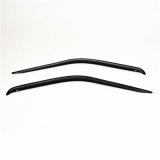 Westin Tape-On Slim Wind Deflectors 72-39464 Side Window Visors, Windguard, Front, Acrylic, Smoke, Chevy, GMC, Pair thumbnail 2