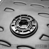 Westin Profile Floor Liners 74-06-11036 Mats, Liners, Front Seat, Rubberized Polymer, Black, Logo, Chevrolet, GMC, Crew Cab, Pair thumbnail 2