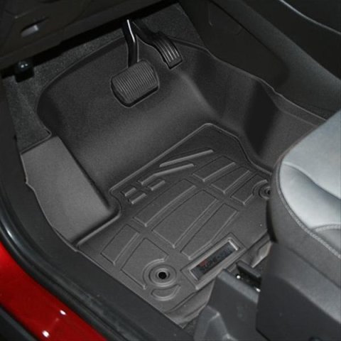 Westin Sure-Fit Floor Liners 72-110060 Mat, Sure-Fit, Rubberized, Black, Front Seat, Ford, Pair thumbnail 1