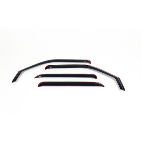 Westin In-Channel Wind Deflectors 72-88425 Side Window Visors, In-Channel, Front and Rear, Acrylic, Smoke, Toyota, Set of 4
