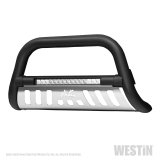 Westin Ultimate LED Bull Bars for 2020-2025 SILVERADO 2500 HD, 2020-2023 3500 HD - 32-3995L Grille Guard, LED, Steel, Black, Chevy, Each thumbnail 3