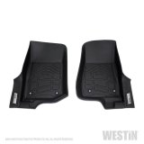 Westin Sure-Fit Floor Liners for 2020-2023 GLADIATOR, 2018-2023 WRANGLER - 72-110102 Mats, Black, Rubberized/Thermoplastic, Molded, Sure-Fit, Jeep, JL, Front Only, Pair thumbnail 2