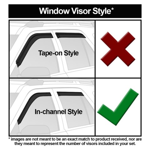 Westin In-Channel Wind Deflectors for 2005-2015 XTERRA - 72-69485 Side Window Visors, In-Channel, Front and Rear, Acrylic, Smoke, Nissan, Set of 4 thumbnail 2