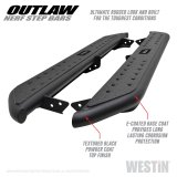 Westin Outlaw Step Bars for 2010-2023 4RUNNER - 58-53835 Bars, Nerf Bars, Outlaw, Steel, Black, Toyota, Pair thumbnail 5