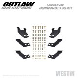Westin Outlaw Step Bars for 2010-2023 4RUNNER - 58-53835 Bars, Nerf Bars, Outlaw, Steel, Black, Toyota, Pair thumbnail 7