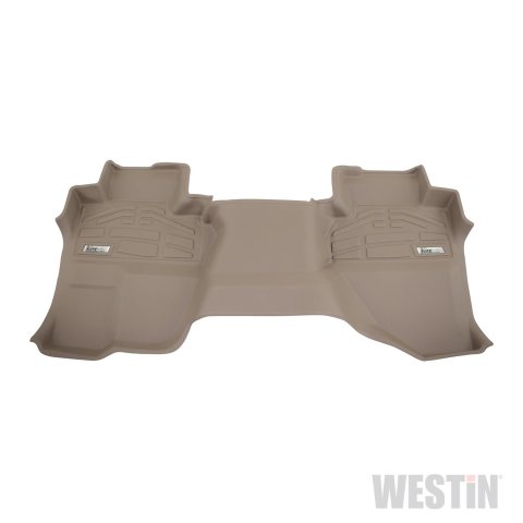 Westin Sure-Fit Floor Liners 72-134058 Liners, Sure-Fit, Second Seat, Rubberized Thermoplastic, Tan, Chevy, GMC, Each