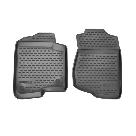 Westin Profile Floor Liners 74-26-21009 Mats, Liners, Front Seat, Rubberized Polymer, Black, Logo, Mazda, Pair thumbnail 5