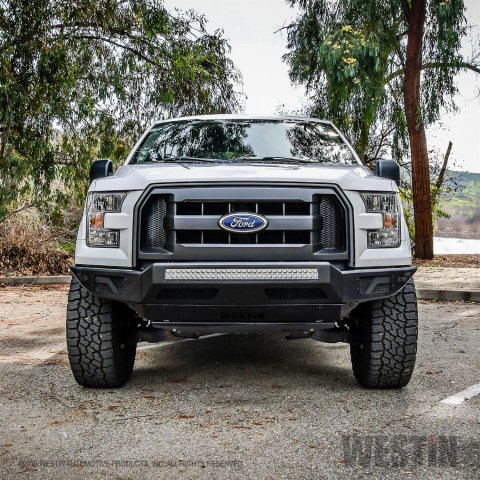Westin Pro-Mod Front Bumpers 58-41015 Bumper, Pro-Mod, Fabricated, Steel, Black Textured Powdercoated, Ford, Each