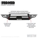 Westin Pro-Mod Front Bumpers 58-41015 Bumper, Pro-Mod, Fabricated, Steel, Black Textured Powdercoated, Ford, Each thumbnail 5