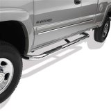 Westin Signature Series Step Bars 25-1680 Bars, Nerf Bars, Series, Steel, Chrome, 3 in. Diameter, Chevy, GMC, Pair thumbnail 2