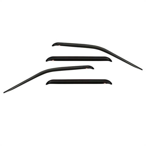 Westin Tape-On Slim Wind Deflectors 72-43480 Side Window Visors, Windguards, Smoke, Acrylic, Front and Rear, Hyundai, Set of 4 thumbnail 1