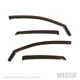 Westin In-Channel Wind Deflectors 72-44493 Side Window Visors, In-Channel, Front and Rear, , Snap-in, Acrylic, Smoke, Honda®, Set of 4 thumbnail 4