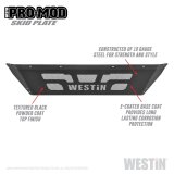 Westin Pro-Mod Skid Plates 58-71195 Plate, Front Bumper Location, Bolt-on, Steel, Black Textured Powdercoated, Ram, Each thumbnail 1