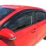 Westin Tape-On Slim Wind Deflectors 72-88448 Side Window Visors, Windguards, Smoke, Acrylic, Front and Rear, Toyota, Set of 4 thumbnail 1