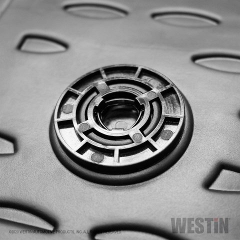 Westin Profile Floor Liners 74-15-51031 Mats, Liners, Front/Second/Third Seats, Rubberized Polymer, Black, Logo, for us on Honda®, Set thumbnail 2