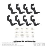 Westin Thrasher Running Boards 28-81265 Boards, Thrasher, Steel, Textured Black Powdercoat, Extended Cab, Chevrolet, GMC, Pair thumbnail 4