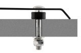 BikeMaster Wheel Chocks 152453 Motorcycle Chock, Heavy Duty Version, Up to 6.5 in. Width, Steel, Each thumbnail 3