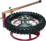 BikeMaster Motorcycle Tire Change Stand with Bead Breaker 152511 Changer, Stand, Steel, Red, Each thumbnail 5