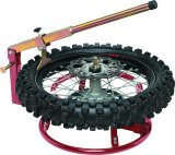 BikeMaster Motorcycle Tire Change Stand with Bead Breaker 152511 Changer, Stand, Steel, Red, Each thumbnail 7