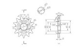 BikeMaster Sprockets 965474 Sprockets, Bm Front Sprocket 520 13T thumbnail 2