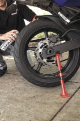 BikeMaster Motorcycle Liftsticks 151280 Stand, Motorcycle, Liftstick, Steel, Red thumbnail 2