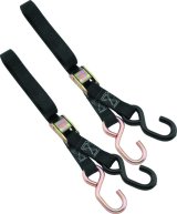 BikeMaster Tie-Downs 100571 Tie-Down Straps, Cambuckle, 1,200 lbs. Working Load Rating, 1.0 in. Width, 6 ft. Length, Black, Set of 20 thumbnail 3