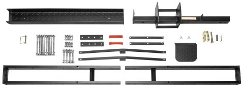 BikeMaster Motorcycle Carriers 151520 Rack, Carrier, 1 Capacity, 500 lbs. Capacity, Steel, Black Powdercoated, 2 in. Receiver Size, Each thumbnail 1